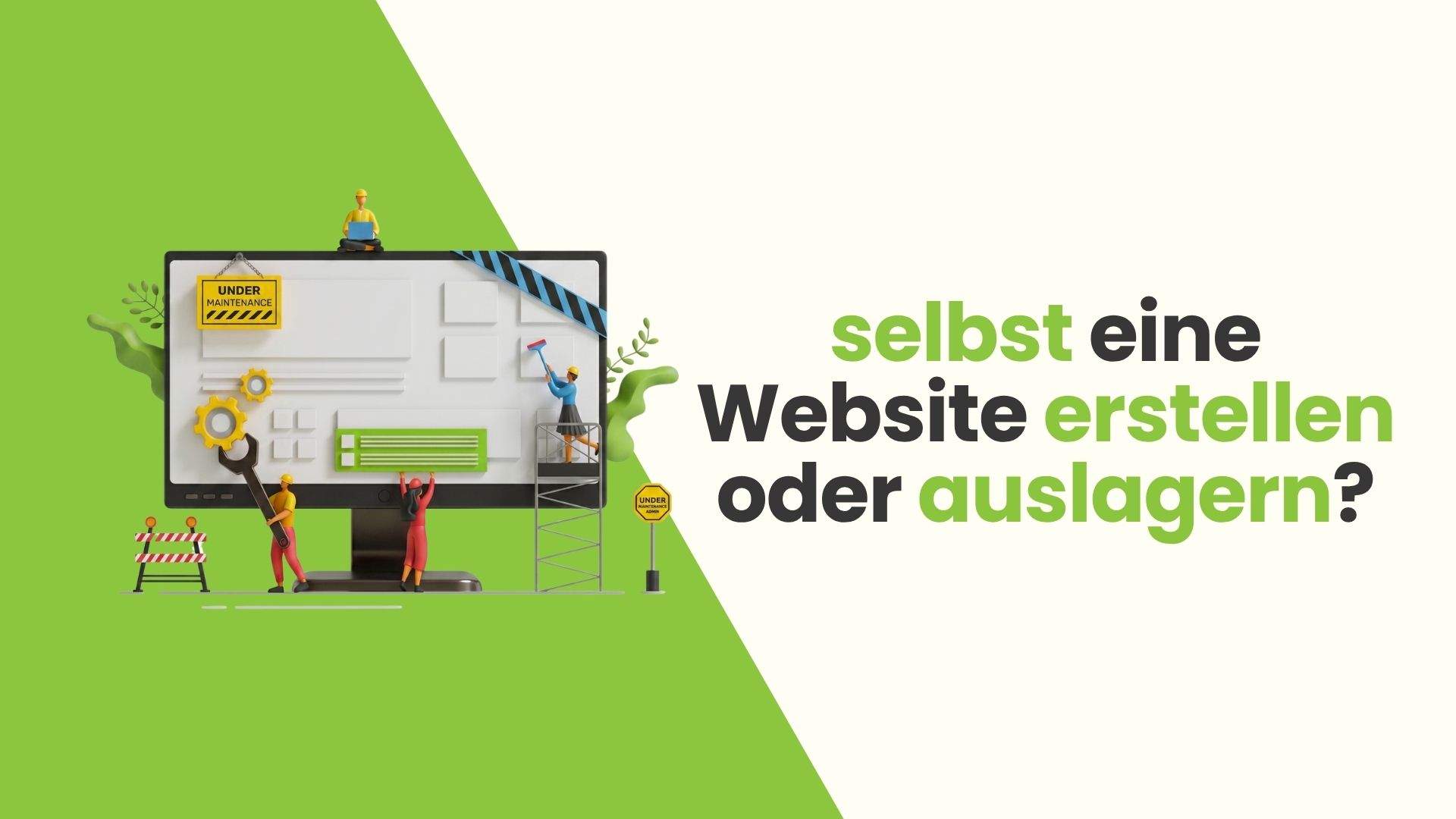 Selbst erstellen oder auslagern